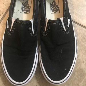 Black Slip-On Vans 🎉